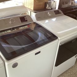 New Set Washer/dryer Electric Maytag 