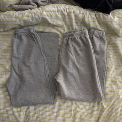 2 Gray Sweatpants
