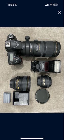 Nikon D750 + lens + accessory