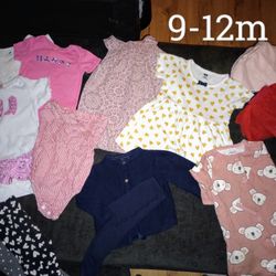 Baby Girl 9-12 Months Clothes Bundle 