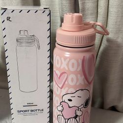 Pink Snoopy 30 Oz Cup