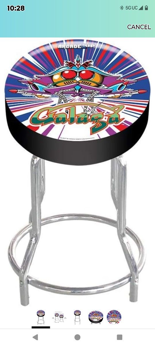 Arcade stool Galaga