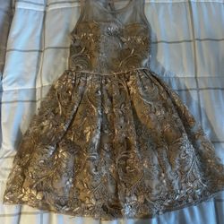Girls Gold/Beige Dress