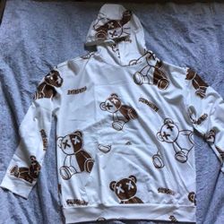 Men’s White Graphic Sweatshirt