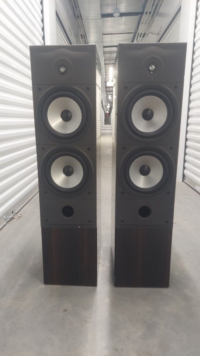 Solid Wood Floor Standing Speakers