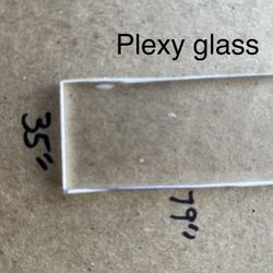 1/4” Thick Used Plexy Glass Used