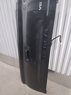 Black Toyota Tacoma Tailgate