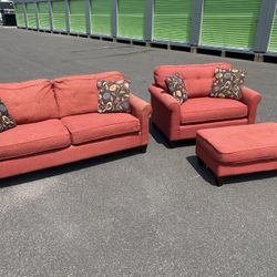 Red sofa for clearance sale near me