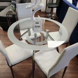 Brand New Dining Set- Available In White, Black, Red And Grey.
