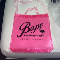 Bape Miami plastic tote bag