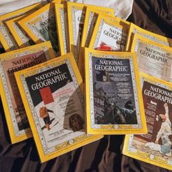  National Geographic Magazines 