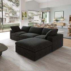 Sectional Sofa with ottoman 