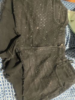 Zara studded shorts