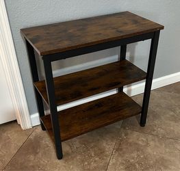 (NEW) 3 Tier Shelf End Table