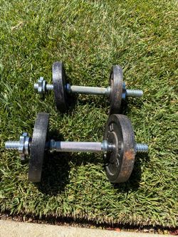 Adjustable Cast Iron Dumbbell Set