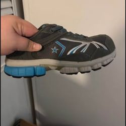 Converse blue work shoes size 7 1/2 used one time