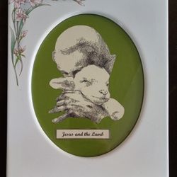 Vintage Porcelain Picture Frame 12" x 10 *10.00* Home Decor