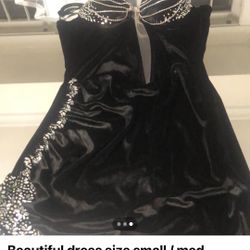 Sexy Black Dress Size Medium 