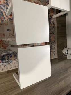 4 pieces lack table from ikea - white