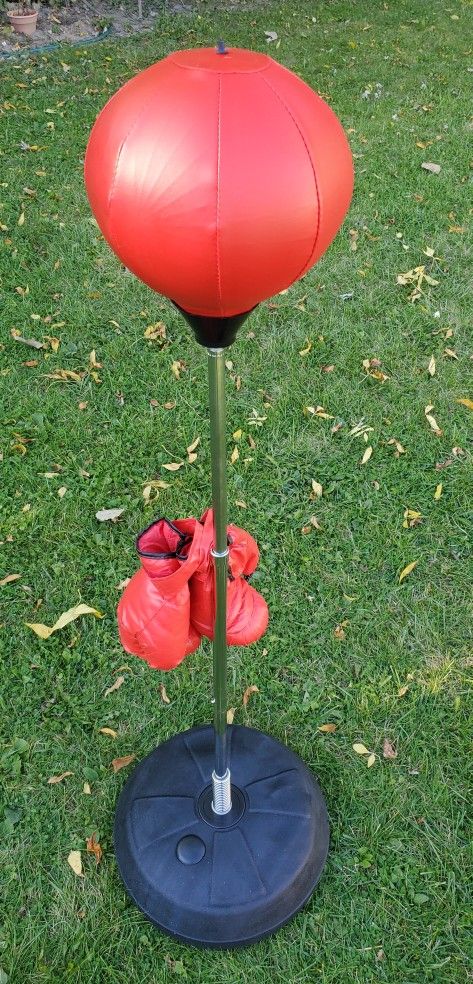 Kids Boxing Punching Bag, Training Tool Boxing Bag With Stand For Kids For Home