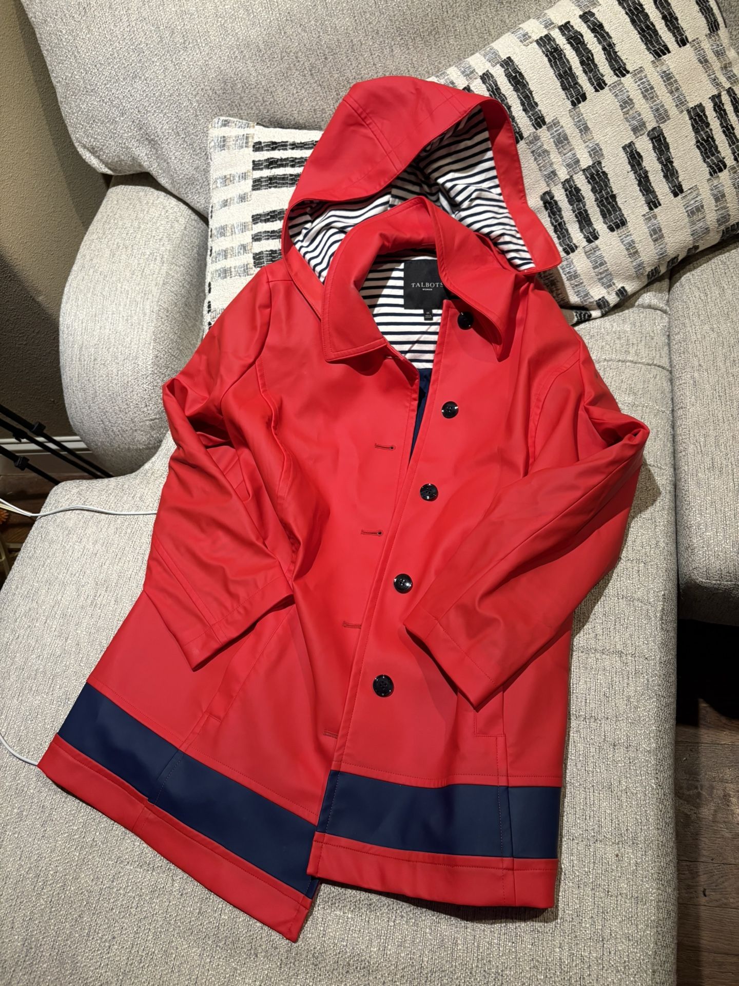 Womens Talbots Brand Rain Jacket Size 1x