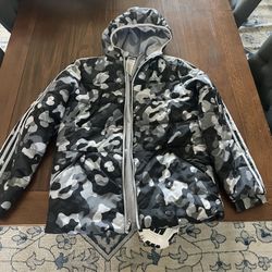 Adidas Puffy Jacket - Youth XL