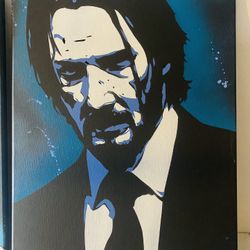 John Wick 16”x20” On Canvas
