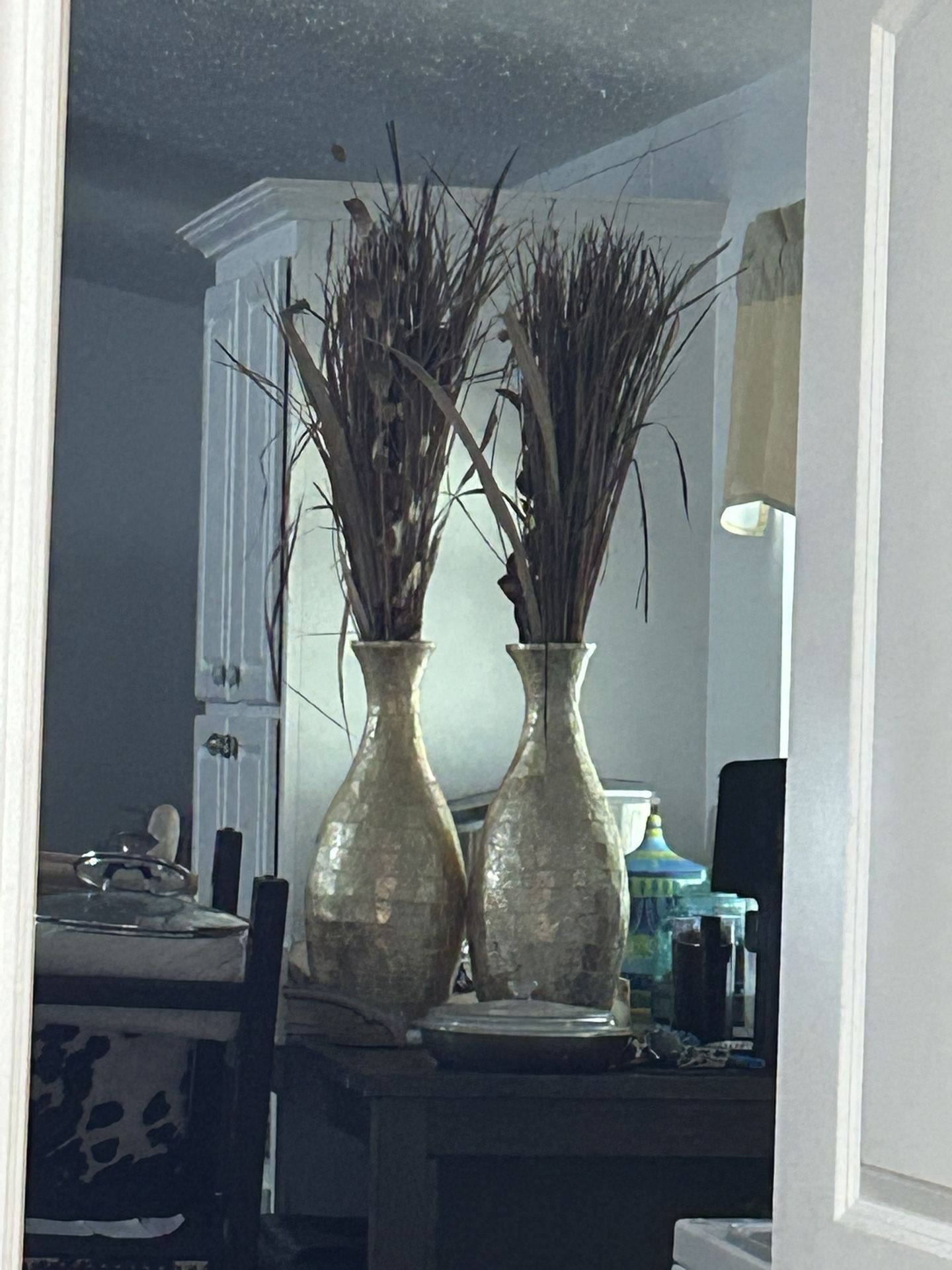 Set Of Floor Standing Vase Decor