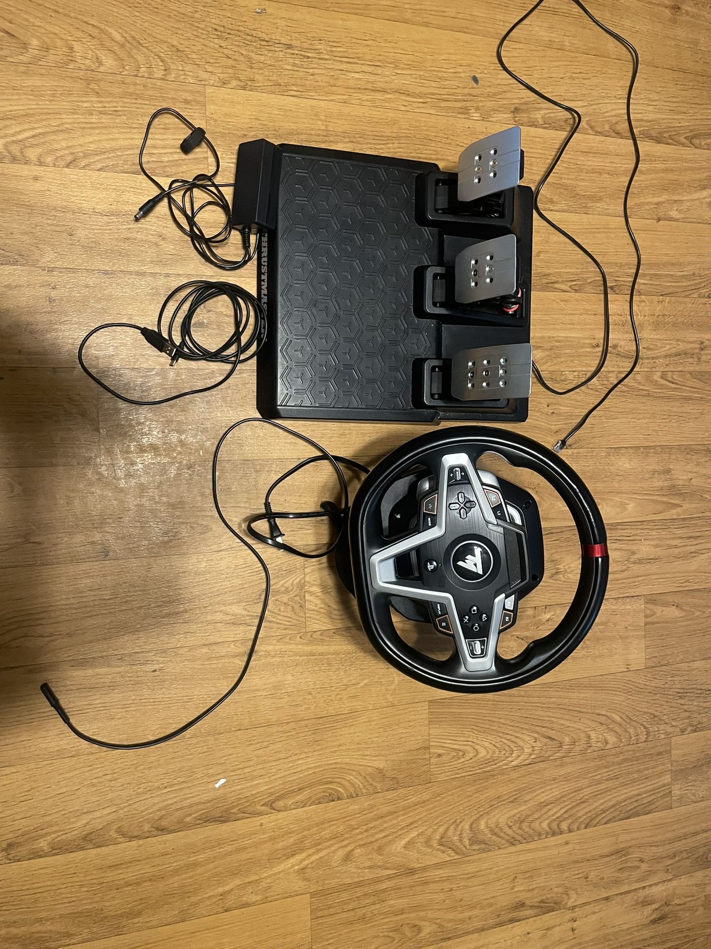 Thrust Master PlayStation Racing Wheel And Pedals