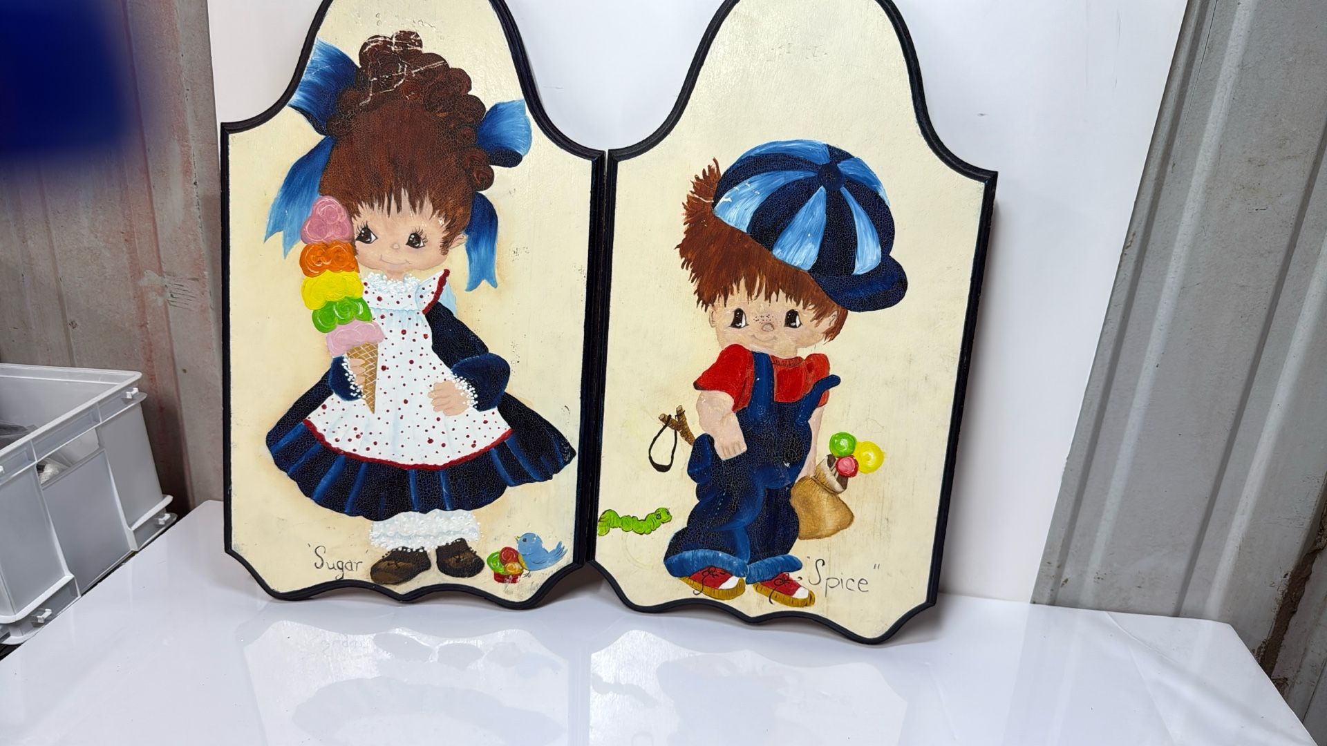 Vintage Girl Sugar And Boy Spice