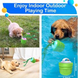 Interactive Dog Toys to Keep Them Busy,Motion Activated Dog Ball,Improved Outdoor Water Toy Water Toy Fetch Ball