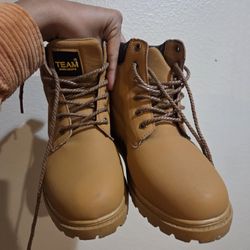 Tan Work Boots 