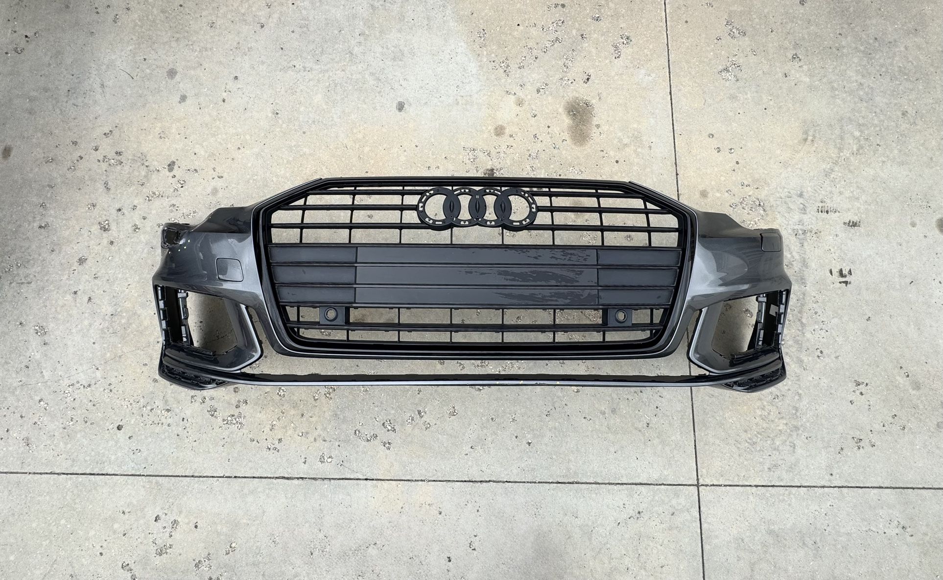 2019-2023 AUDI A6 FRONT BUMPER WITH GRILLE OEM
