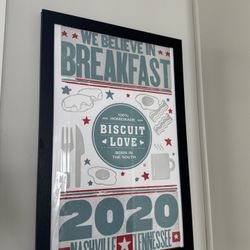 Nashville TN Poster And 24x16 Frame