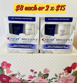 Crest 3D White Brillance Kit Whitening 1x$8 Or 2x$15