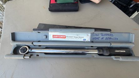 craftsman microtork torque wrench