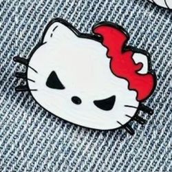 Batty Hello Kitty Pin