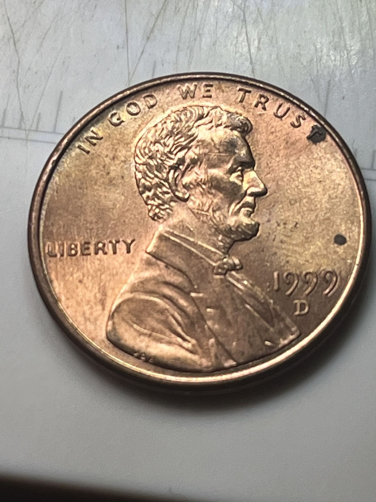 1999 D Penny One Close AM another Open AM