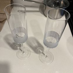 Tiffany champagne glasses