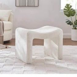 New Small Footstool Ottoman, Multi-Functional Modern Foot Stool
