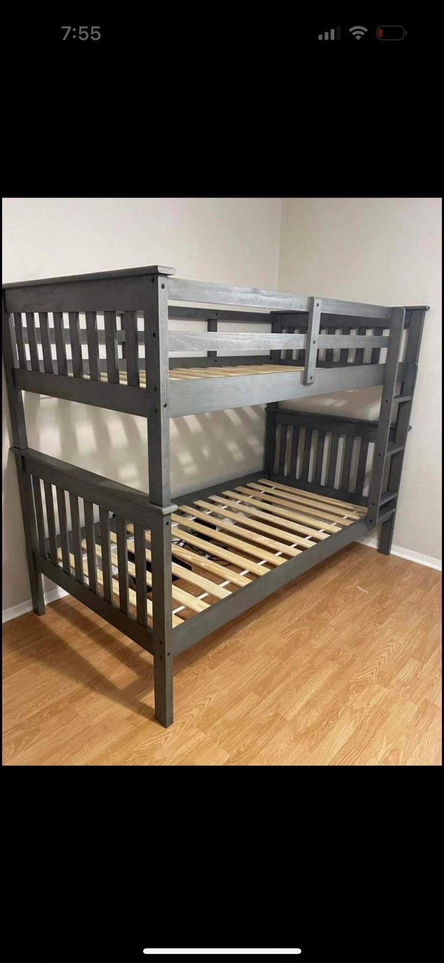 New Twin/Twin Bunkbed