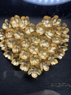 24 Carat Gold Foil Love Heart