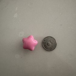 New One pink star Crocs shoe charms