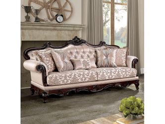 Veracruz Dark Cherry/Light Brown Sofa