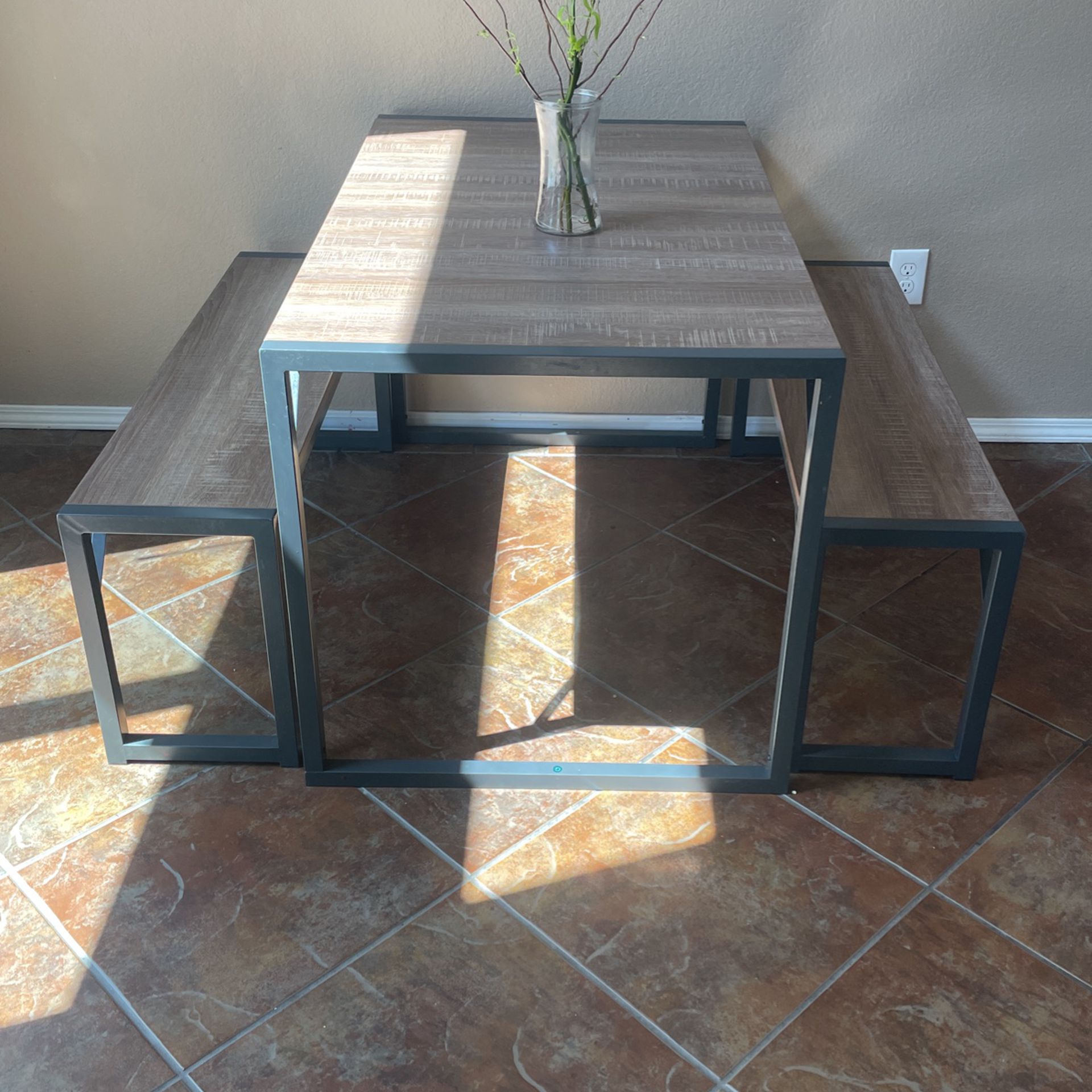 Table With Benches 