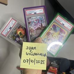 Pokemon Cards psa 10 Espeon-pikachu-charizard 