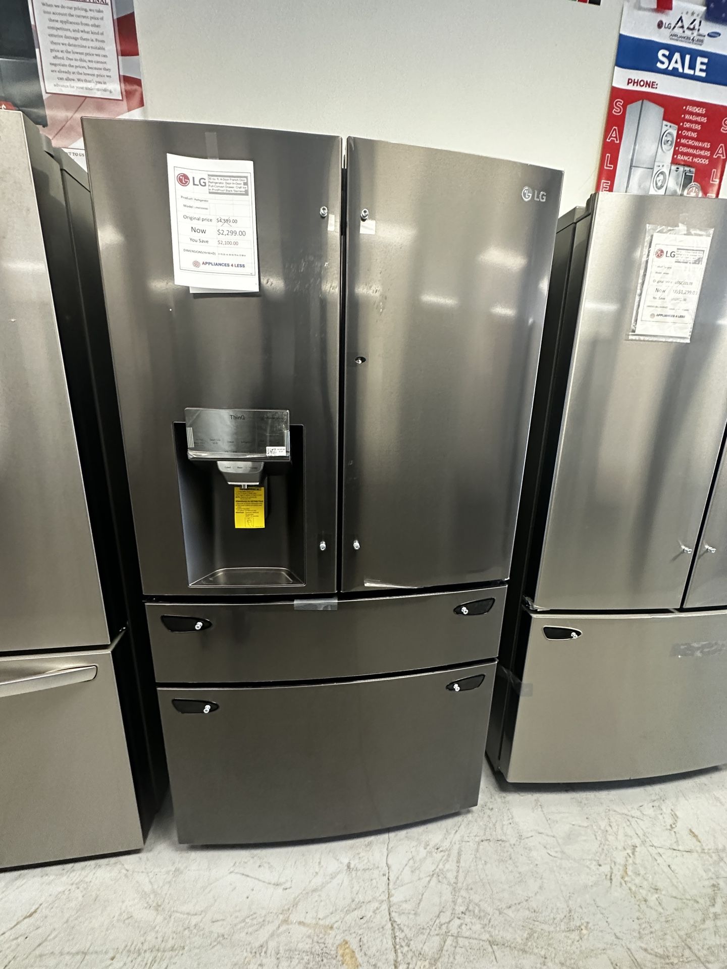 New LG French Door Refrigerator