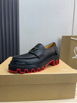 Christian Louboutin Men’s Leather Shoes With Box New 