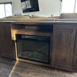 Fireplace TV console/cabinet