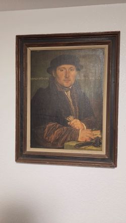 Vintage Print Portrait of a Man  By Hans Holbein